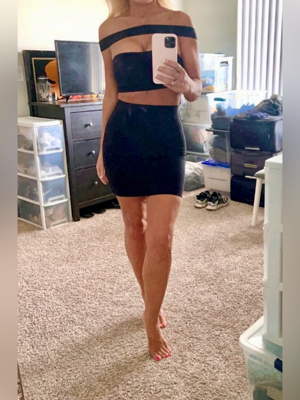 Bandage Bodycon Dress Herve Leger Style!
💕 Sz S